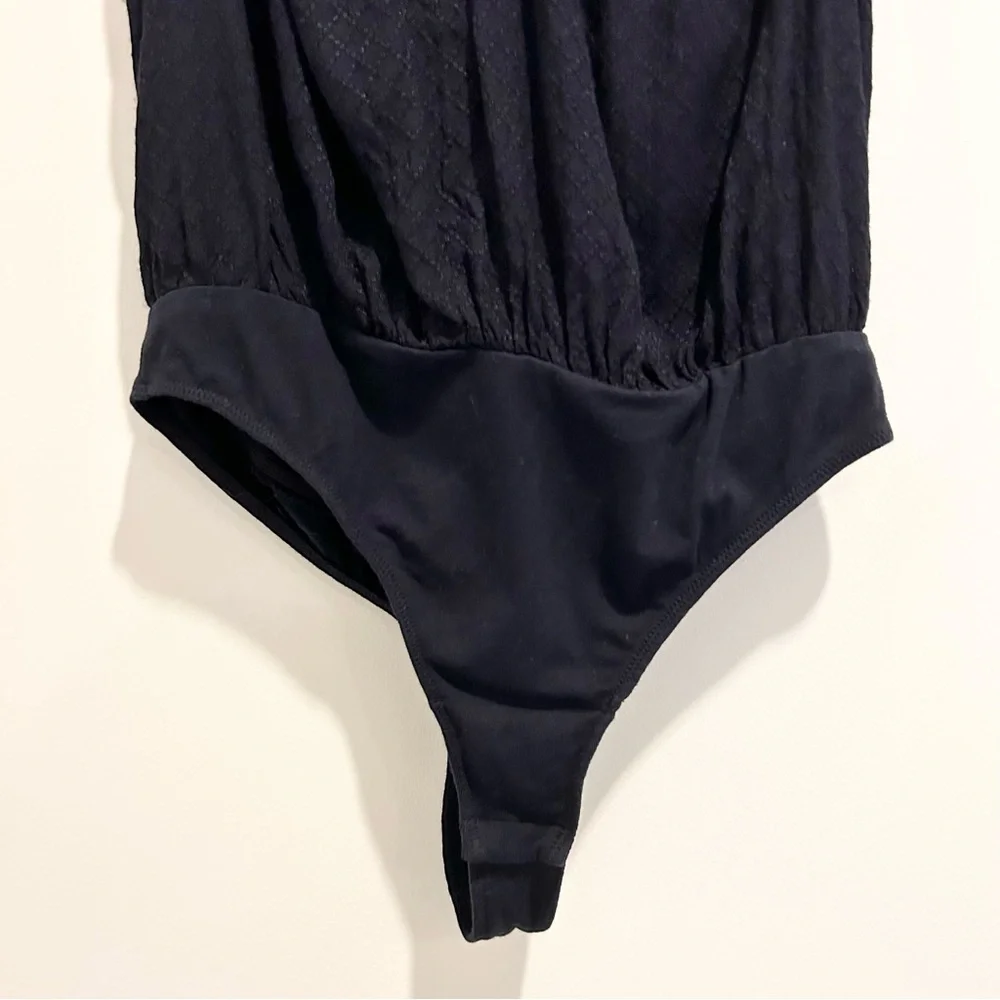 Free People Low Tide Bodysuit Navy Blue Size Small